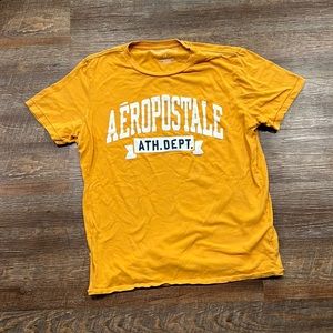 Mens size large Aeropostale yellow T-shirt